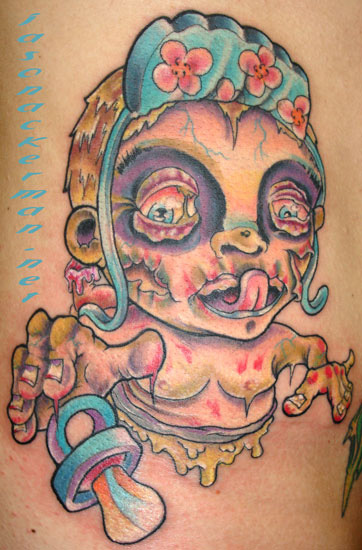 Tattoo Baby Style. tattoos and telecasters. gang tattoo Baby