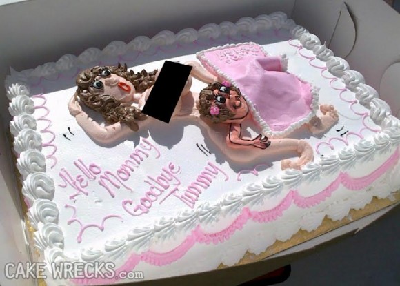 Finally: A cake celebrating blow-up dolls giving birth to monkey ...